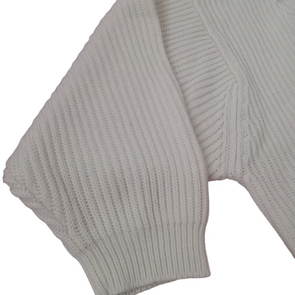 EUC | Venezia | V Neck | Cottage Core Chunky Cable Knit Sweater | Size: 26/28 - Picture 12 of 16